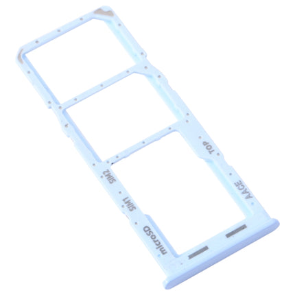 For Samsung Galaxy A13 SM-A135 Original SIM Card Tray + SIM Card Tray + Micro SD Card Tray (Blue)-garmade.com