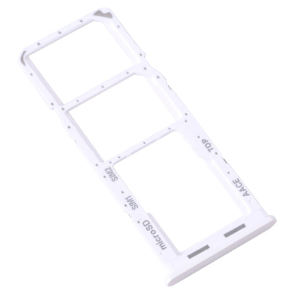 For Samsung Galaxy A13 SM-A135 Original SIM Card Tray + SIM Card Tray + Micro SD Card Tray (White)-garmade.com
