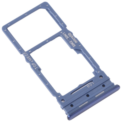 For Samsung Galaxy M53 SM-M536B Original SIM Card Tray + Micro SD Card Tray (Blue)-garmade.com
