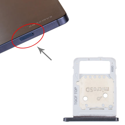 For Samsung Galaxy Tab S7 FE SM-T736 SIM Card Tray + Micro SD Card Tray (Black)-garmade.com