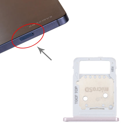 For Samsung Galaxy Tab S7 FE SM-T736 SIM Card Tray + Micro SD Card Tray (Pink)-garmade.com
