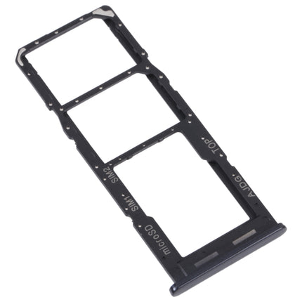 For Samsung Galaxy A04s SM-A047F Original SIM Card Tray + SIM Card Tray + Micro SD Card Tray (Black)-garmade.com