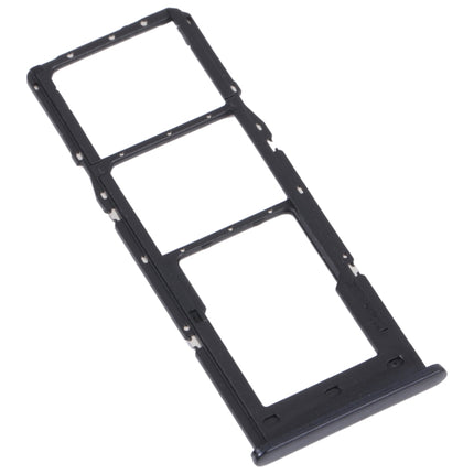 For Samsung Galaxy A04s SM-A047F Original SIM Card Tray + SIM Card Tray + Micro SD Card Tray (Black)-garmade.com