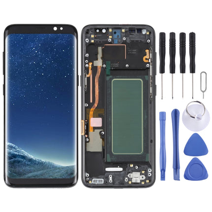 OLED LCD Screen For Samsung Galaxy S8 SM-G950 Digitizer Full Assembly with Frame-garmade.com