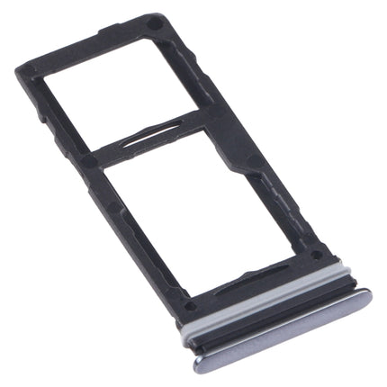 For Samsung Galaxy A72 SM-A725 SIM Card Tray + SIM Card Tray / Micro SD Card Tray (Black)-garmade.com
