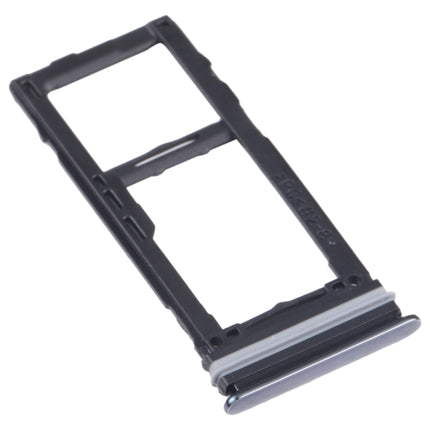 For Samsung Galaxy A72 SM-A725 SIM Card Tray + SIM Card Tray / Micro SD Card Tray (Black)-garmade.com