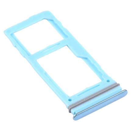 For Samsung Galaxy A72 SM-A725 SIM Card Tray + SIM Card Tray / Micro SD Card Tray (Blue)-garmade.com