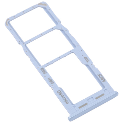 For Samsung Galaxy A23 5G SM-A236B Original SIM Card Tray + SIM Card Tray + Micro SD card tray (Blue)-garmade.com