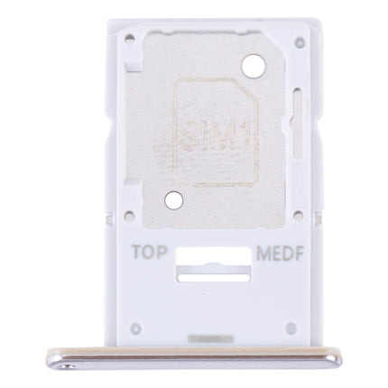 For Samsung Galaxy A54 SM-A546 Original SIM Card Tray + Micro SD Card Tray (Gold)-garmade.com