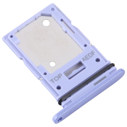 For Samsung Galaxy A54 SM-A546 Original SIM Card Tray + Micro SD Card Tray (Purple)-garmade.com