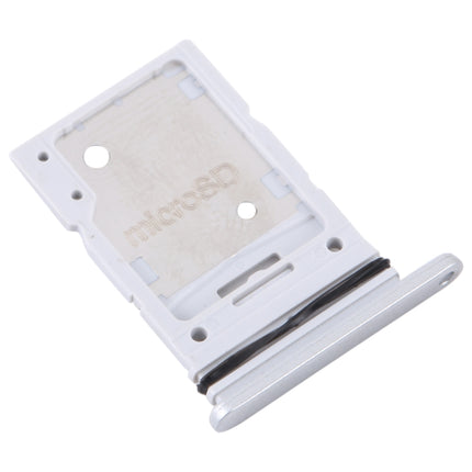 For Samsung Galaxy A54 SM-A546 Original SIM Card Tray + Micro SD Card Tray (Silver)-garmade.com