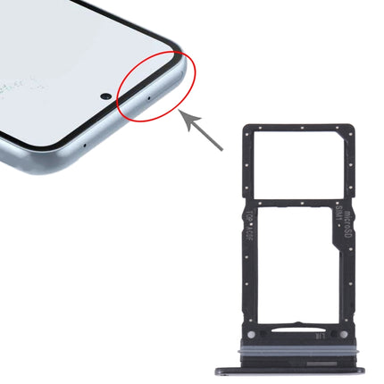 For Samsung Galaxy A34 SM-A346 Original SIM Card Tray + SIM / Micro SD Card Tray (Black)-garmade.com