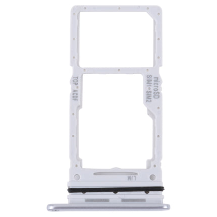 For Samsung Galaxy A34 SM-A346 Original SIM Card Tray + SIM / Micro SD Card Tray (Silver)-garmade.com