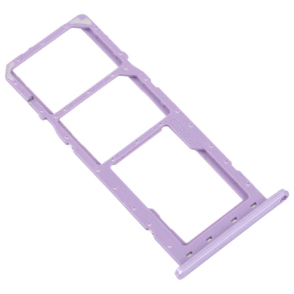 For Samsung Galaxy M04 SM-M045F Original SIM Card Tray + SIM Card Tray + Micro SD Card Tray (Purple)-garmade.com