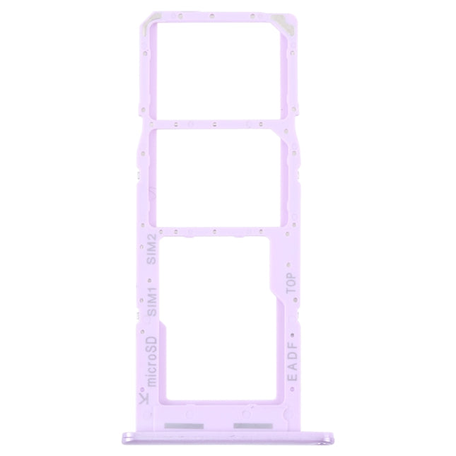 For Samsung Galaxy F14 5G Original SIM Card Tray + SIM Card Tray + Micro SD Card Tray (Purple)-garmade.com