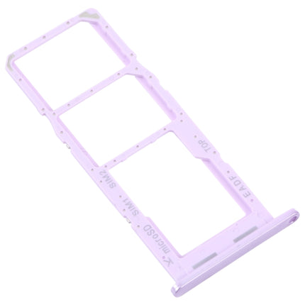 For Samsung Galaxy F14 5G Original SIM Card Tray + SIM Card Tray + Micro SD Card Tray (Purple)-garmade.com
