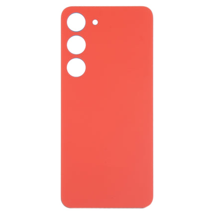 For Samsung Galaxy S23 SM-S911B OEM Glass Battery Back Cover(Red)-garmade.com