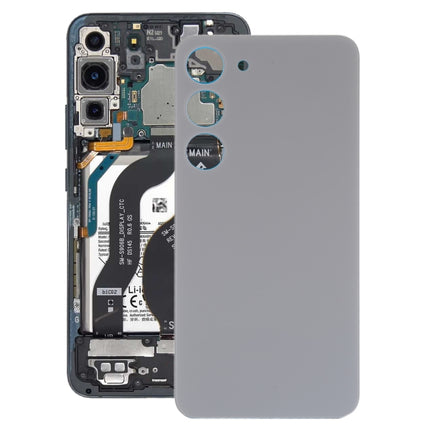 For Samsung Galaxy S23 SM-S911B OEM Glass Battery Back Cover(Grey)-garmade.com