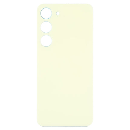 For Samsung Galaxy S23 SM-S911B OEM Glass Battery Back Cover(Yellow)-garmade.com