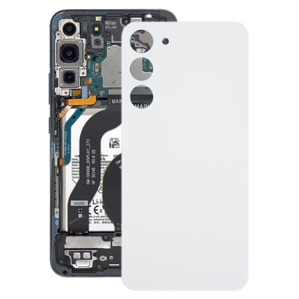 For Samsung Galaxy S23+ SM-S916B OEM Glass Battery Back Cover(White)-garmade.com