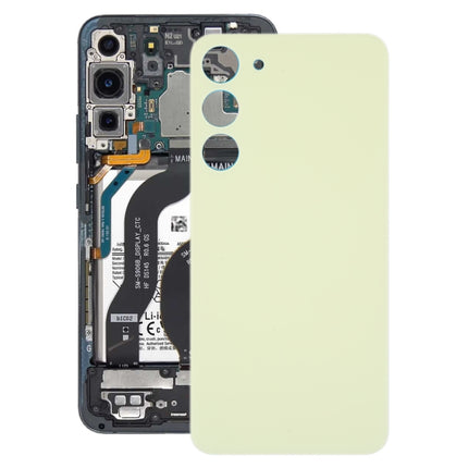 For Samsung Galaxy S23+ SM-S916B OEM Glass Battery Back Cover(Yellow)-garmade.com