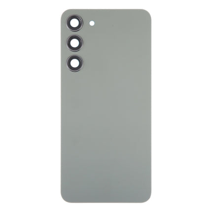 For Samsung Galaxy S23+ SM-S916B OEM Glass Battery Back Cover with Camera Lens Cover(Green)-garmade.com