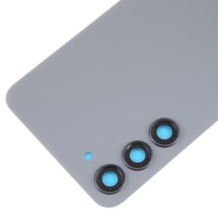 For Samsung Galaxy S23+ SM-S916B OEM Glass Battery Back Cover with Camera Lens Cover(Grey)-garmade.com