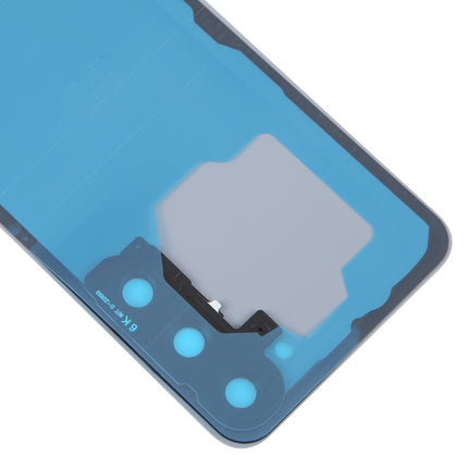 For Samsung Galaxy S23+ SM-S916B OEM Glass Battery Back Cover with Camera Lens Cover(Blue)-garmade.com