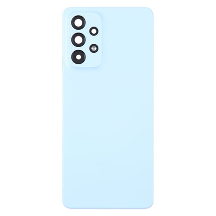 For Samsung Galaxy A53 5G SM-A536B Original Battery Back Cover with Camera Lens Cover(Blue)-garmade.com