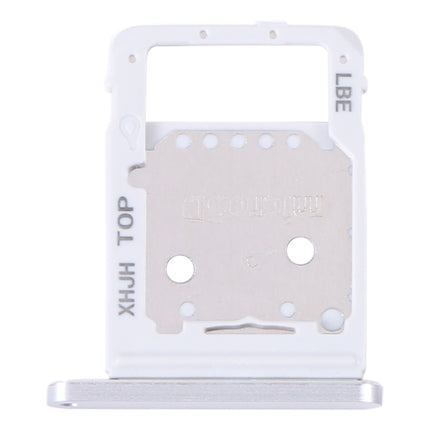 For Samsung Galaxy Tab S8+ SM-X800 Original SIM Card Tray + Micro SD Card Tray (Silver)-garmade.com