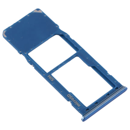 SIM Card Tray + Micro SD Card Tray for Samsung Galaxy A20 A30 A50 (Blue)-garmade.com