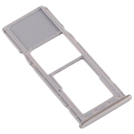 SIM Card Tray + Micro SD Card Tray for Samsung Galaxy A20 A30 A50 (Silver)-garmade.com