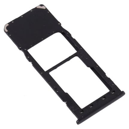 SIM Card Tray + Micro SD Card Tray for Samsung Galaxy A10 (Black)-garmade.com