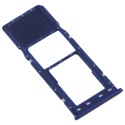 SIM Card Tray + Micro SD Card Tray for Samsung Galaxy A10 (Blue)-garmade.com