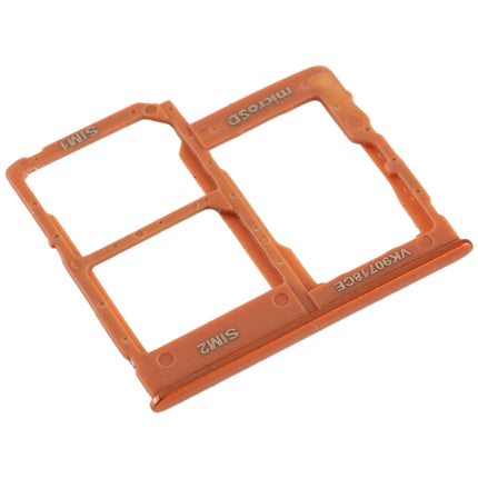 SIM Card Tray + SIM Card Tray + Micro SD Card Tray for Samsung Galaxy A40 (Orange)-garmade.com