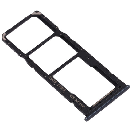 SIM Card Tray + SIM Card Tray + Micro SD Card Tray for Samsung Galaxy A20 A30 A50 (Black)-garmade.com