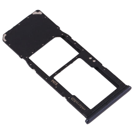 SIM Card Tray + Micro SD Card Tray for Samsung Galaxy A70 (Black)-garmade.com