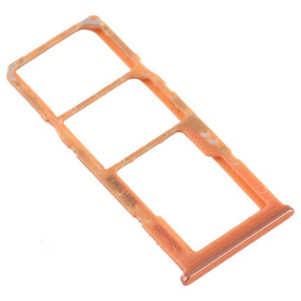 SIM Card Tray + SIM Card Tray + Micro SD Card Tray for Samsung Galaxy A70 (Orange)-garmade.com