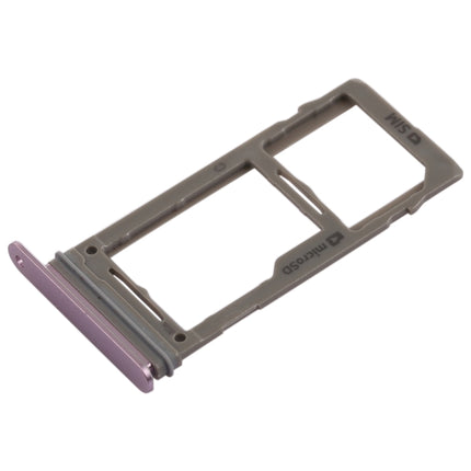 SIM Card Tray + Micro SD Card Tray for Samsung Galaxy Note9 (Purple)-garmade.com
