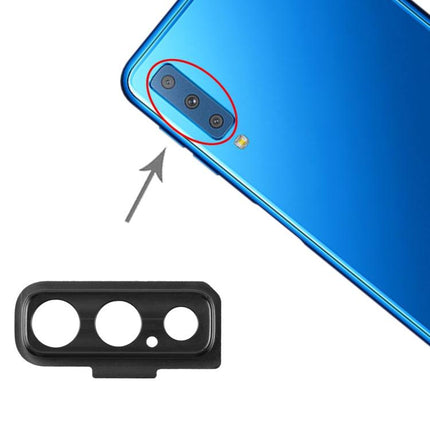 10 PCS Camera Lens Cover for Samsung Galaxy A7 2018 / A750F/DS Black-garmade.com