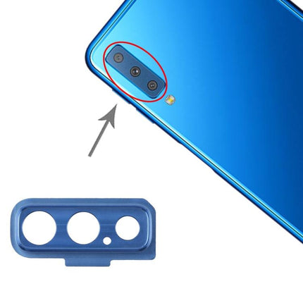 10 PCS Camera Lens Cover for Samsung Galaxy A7 2018 / A750F/DS Blue-garmade.com