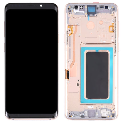 Super AMOLED LCD Screen for Galaxy S9+ / G965F / G965F / DS / G965U / G965W / G9650 Digitizer Full Assembly with Frame (Gold)-garmade.com