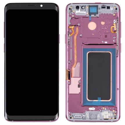 Super AMOLED LCD Screen for Galaxy S9+ / G965F / G965F / DS / G965U / G965W / G9650 Digitizer Full Assembly with Frame (Purple)-garmade.com