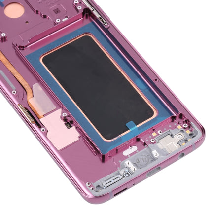 Super AMOLED LCD Screen for Galaxy S9+ / G965F / G965F / DS / G965U / G965W / G9650 Digitizer Full Assembly with Frame (Purple)-garmade.com