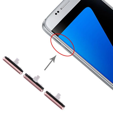 10 Set Side Keys for Samsung Galaxy S7 Pink-garmade.com
