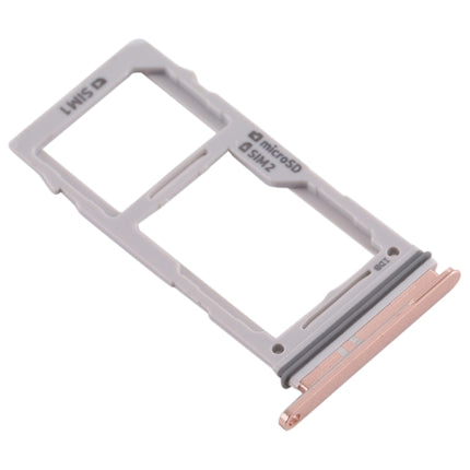 SIM Card Tray + SIM Card Tray / Micro SD Card Tray for Samsung Galaxy S10+ / S10 / S10e(Rose Gold)-garmade.com