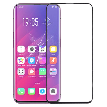 Front Screen Outer Glass Lens with OCA Optically Clear Adhesive for OPPO Find X-garmade.com