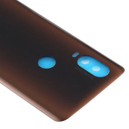 Battery Back Cover for Motorola Moto One Vision(Brown)-garmade.com