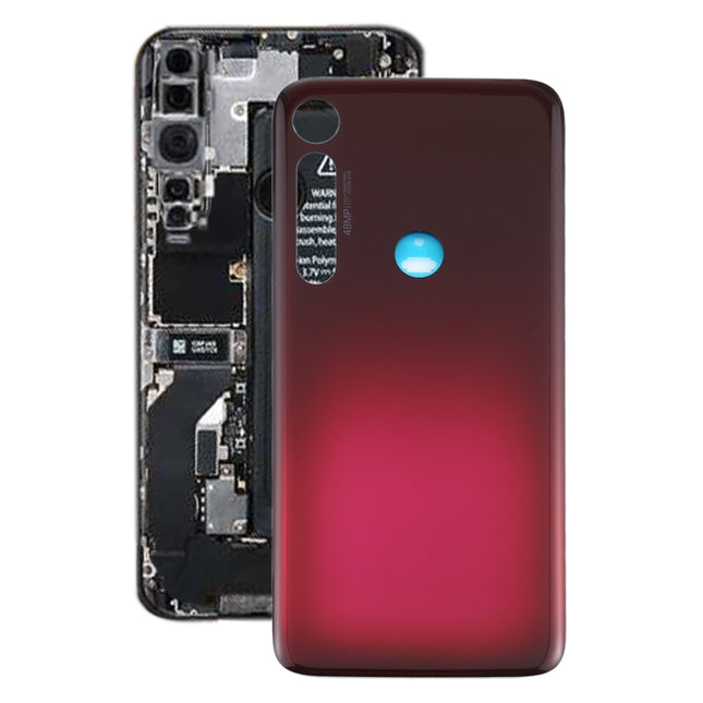 Battery Back Cover for Motorola Moto G8 Plus (Red)-garmade.com