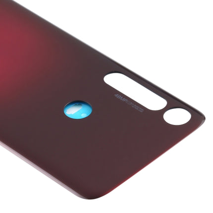 Battery Back Cover for Motorola Moto G8 Plus (Red)-garmade.com